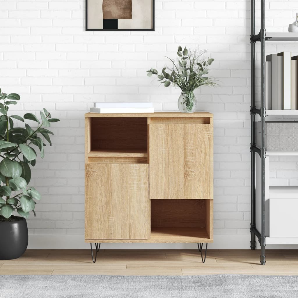 vidaXL Sideboard Sonoma Oak 60x35x70 cm Engineered Wood