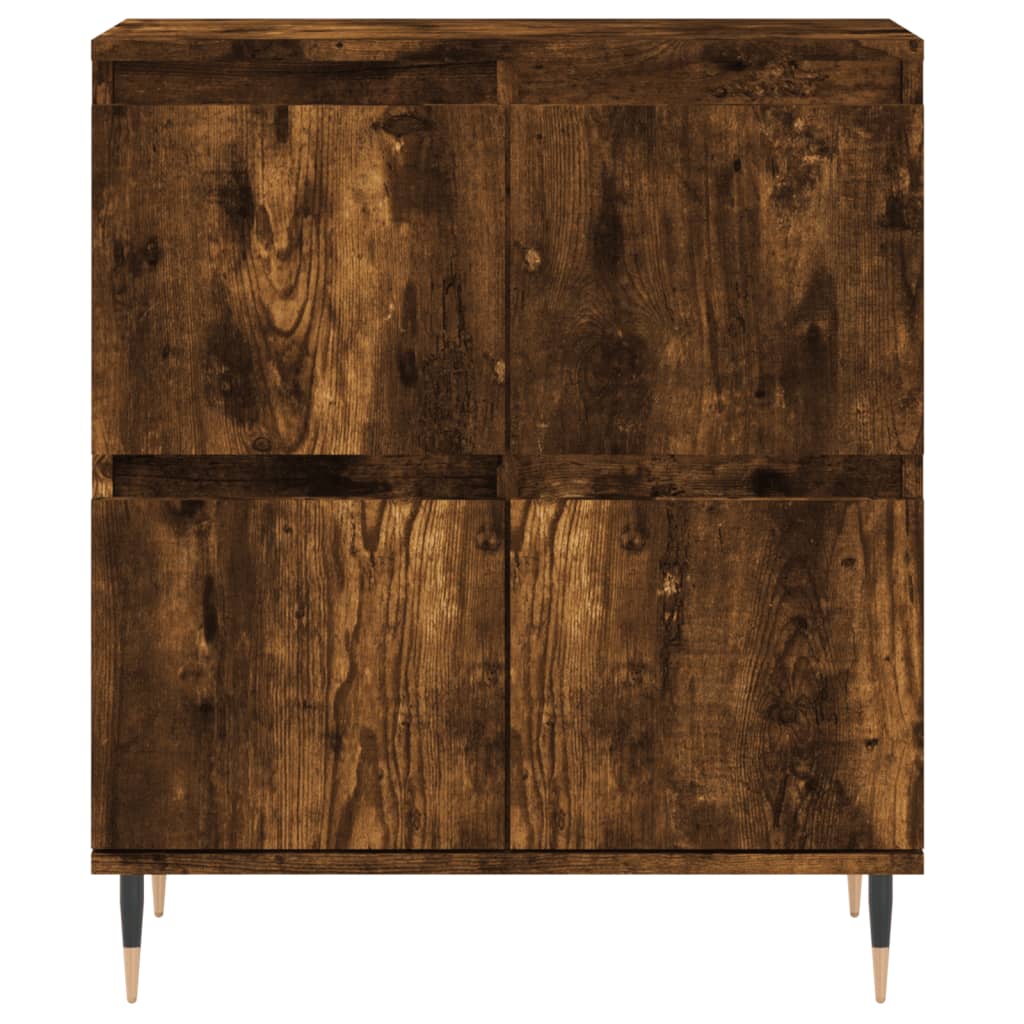 vidaXL Sideboard Smoked Oak 60x35x70 cm Engineered Wood