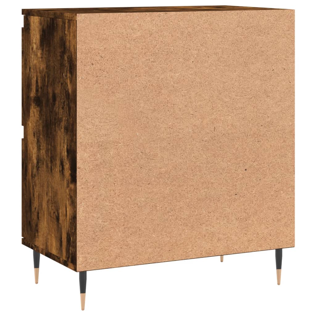 vidaXL Sideboard Smoked Oak 60x35x70 cm Engineered Wood