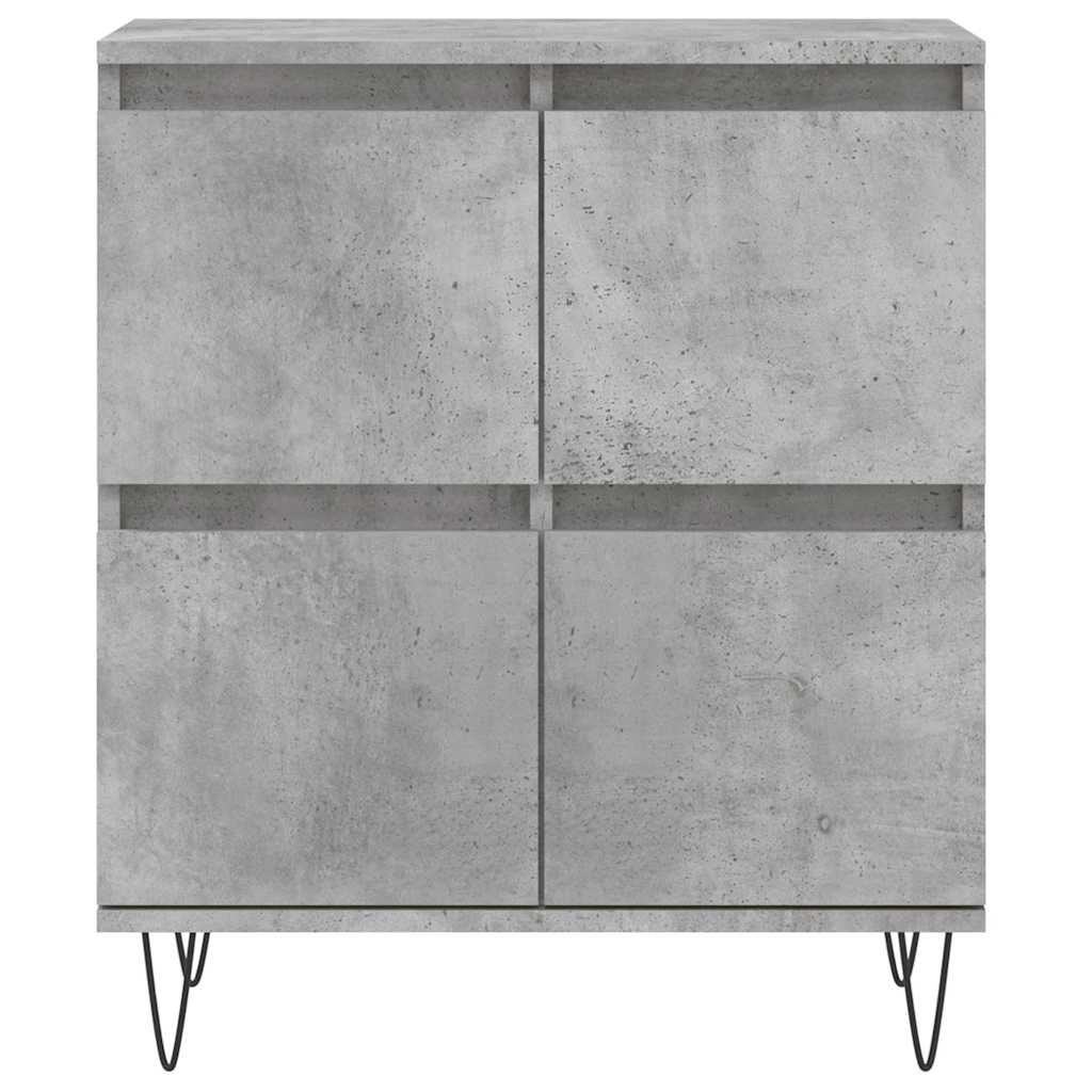 vidaXL Sideboard Concrete Grey 60x35x70 cm Engineered Wood