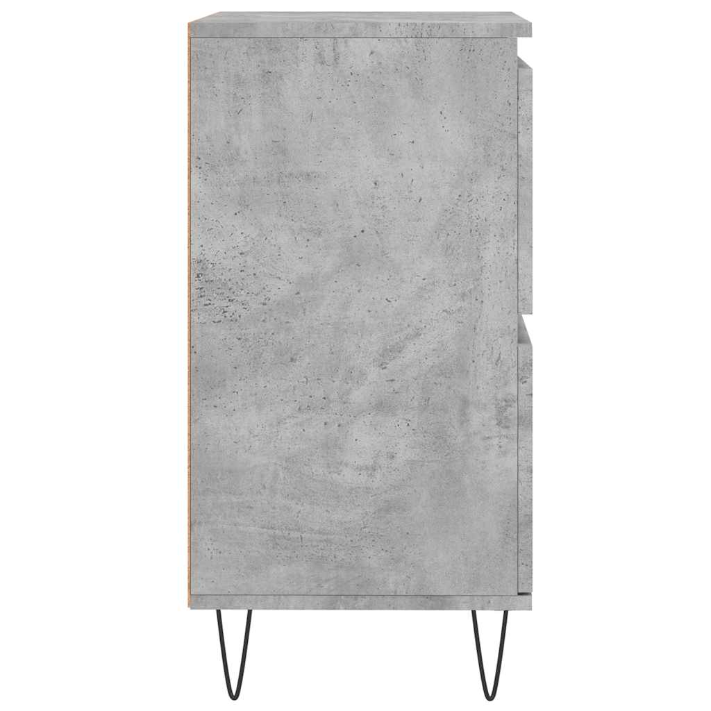vidaXL Sideboard Concrete Grey 60x35x70 cm Engineered Wood