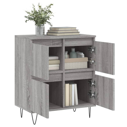 vidaXL Sideboard Grey Sonoma 60x35x70 cm Engineered Wood