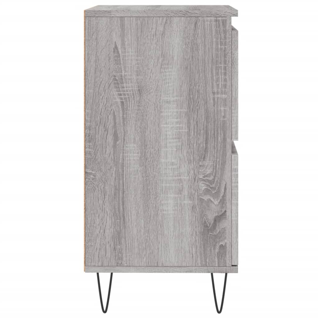 vidaXL Sideboard Grey Sonoma 60x35x70 cm Engineered Wood