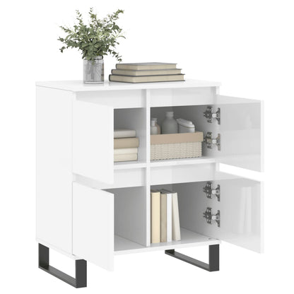 vidaXL Sideboard | High gloss white | Engineered wood | Medium | Sideboard