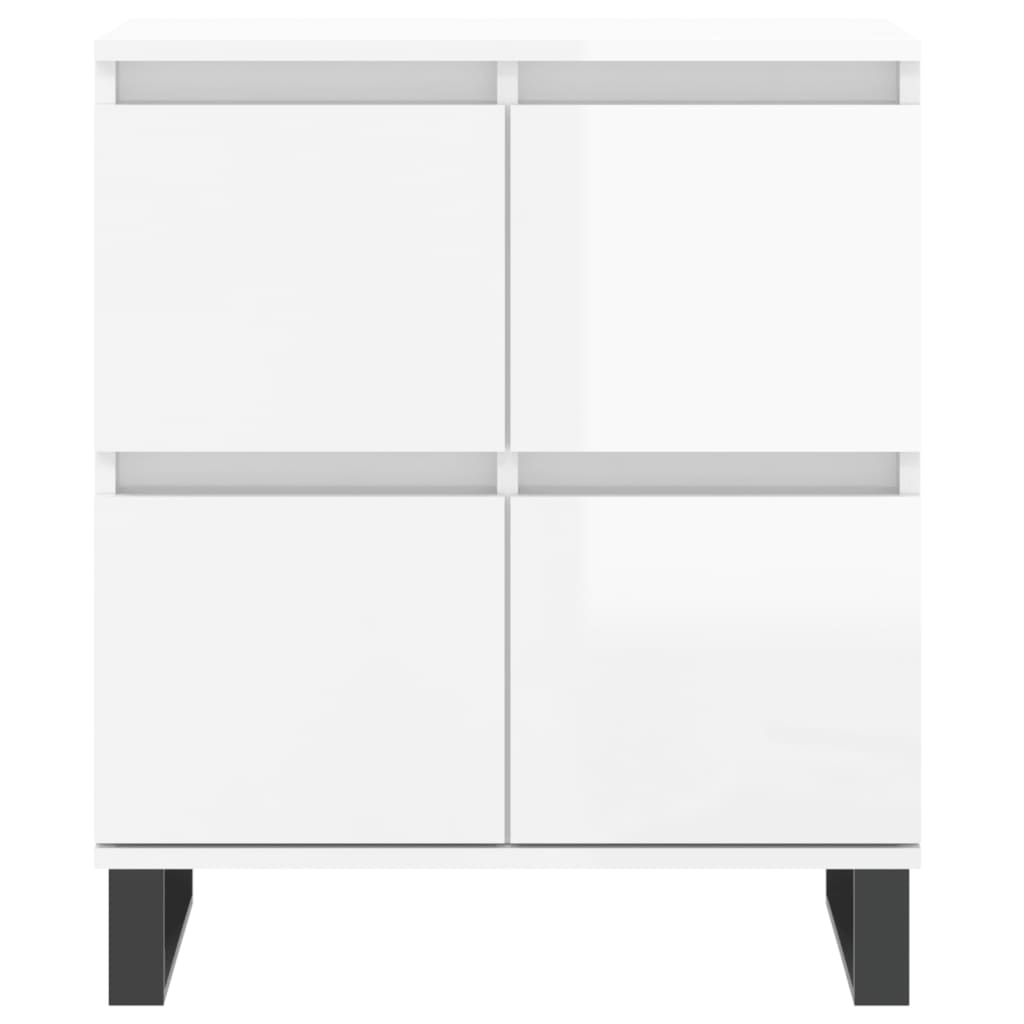 vidaXL Sideboard | High gloss white | Engineered wood | Medium | Sideboard