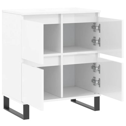 vidaXL Sideboard | High gloss white | Engineered wood | Medium | Sideboard