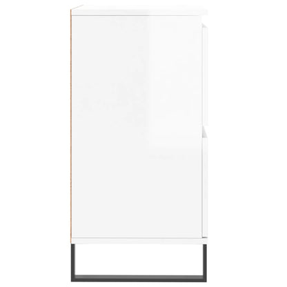 vidaXL Sideboard | High gloss white | Engineered wood | Medium | Sideboard