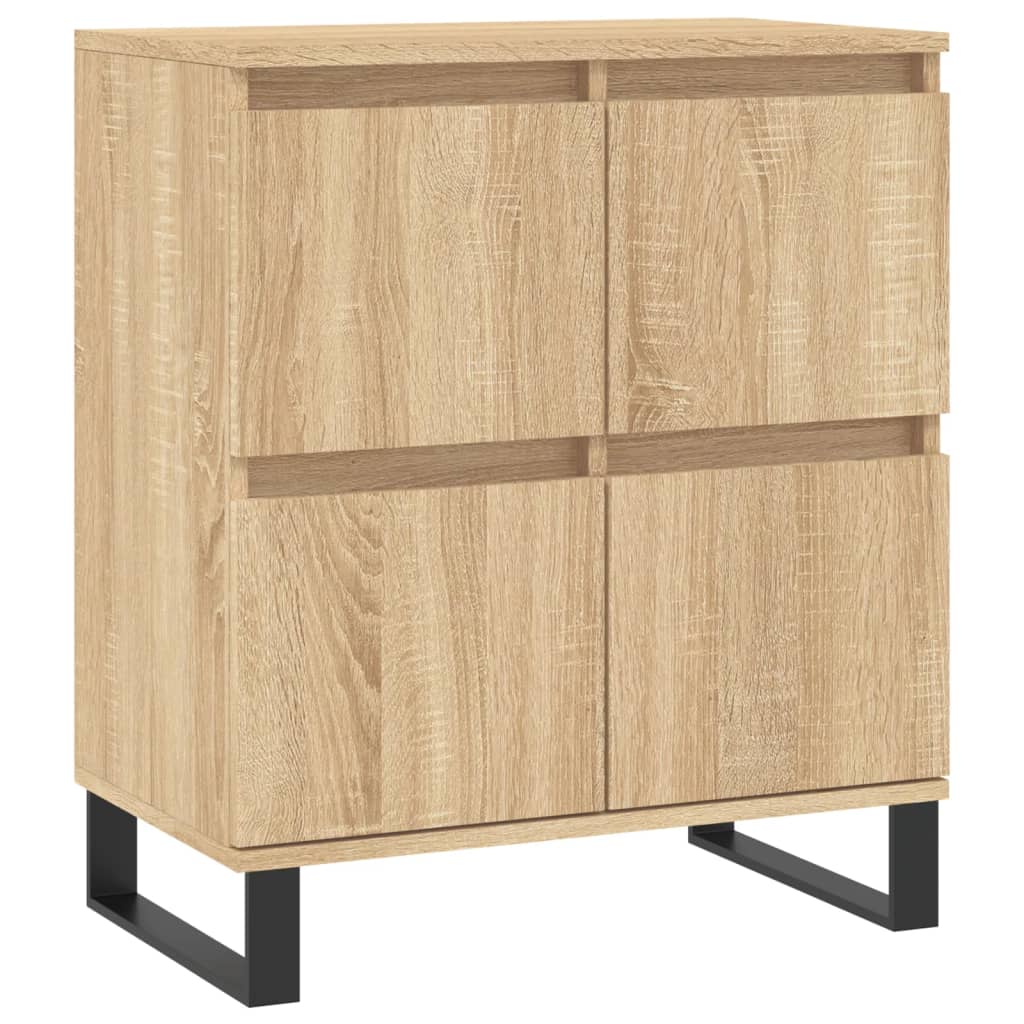 vidaXL Sideboard | Sonoma oak | Engineered wood and iron | Medium | Sideboard