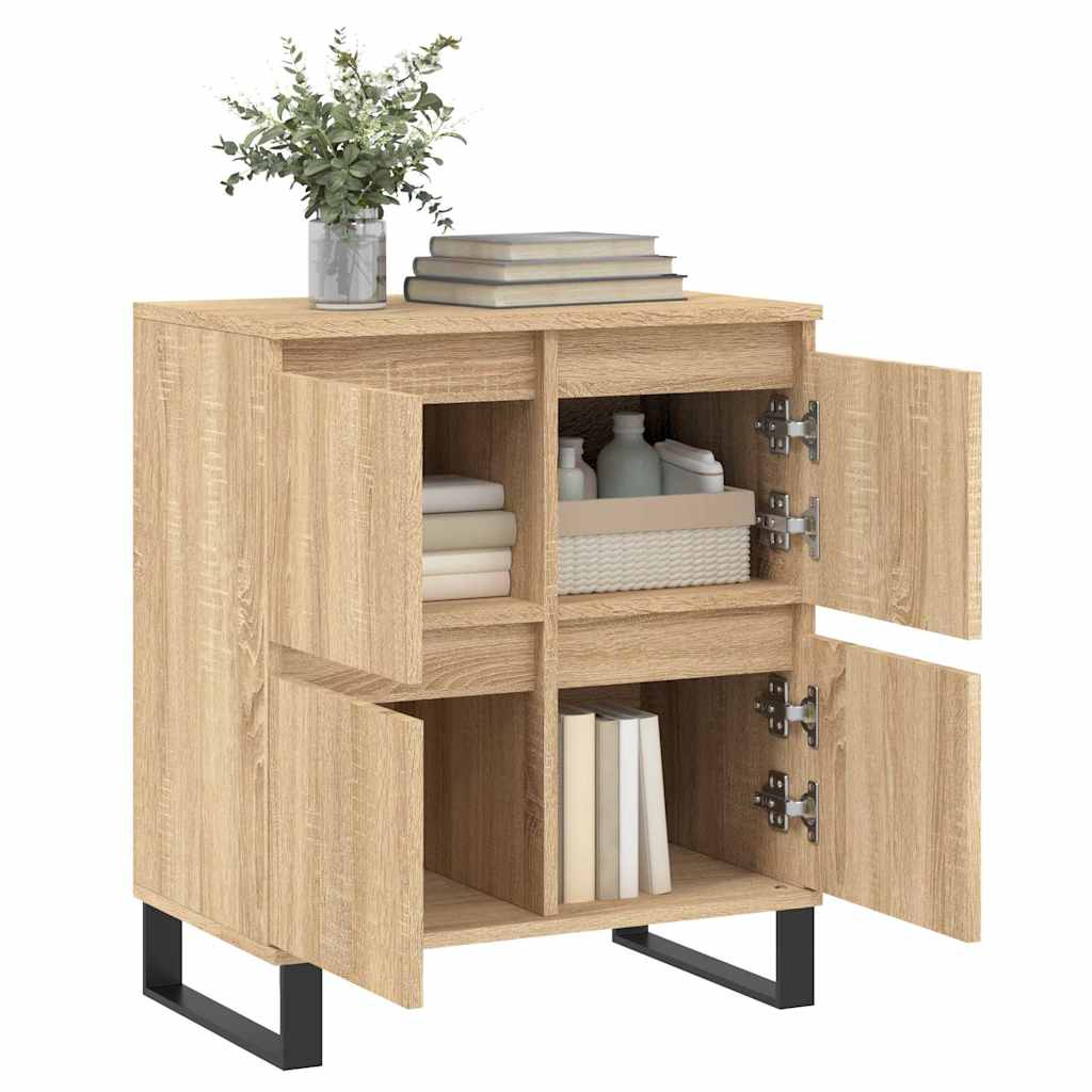 vidaXL Sideboard Sonoma Oak 60x35x70 cm Engineered Wood