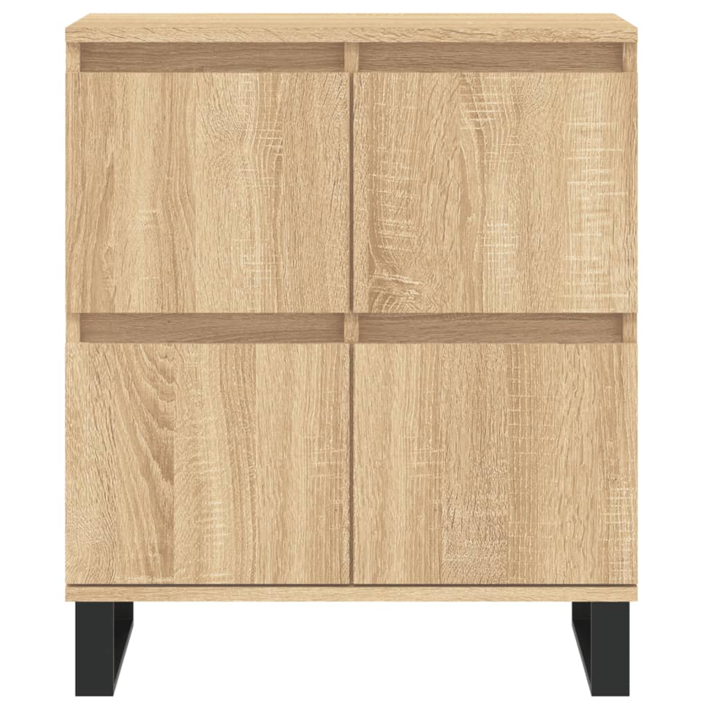 vidaXL Sideboard | Sonoma oak | Engineered wood and iron | Medium | Sideboard