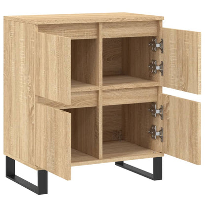 vidaXL Sideboard | Sonoma oak | Engineered wood and iron | Medium | Sideboard