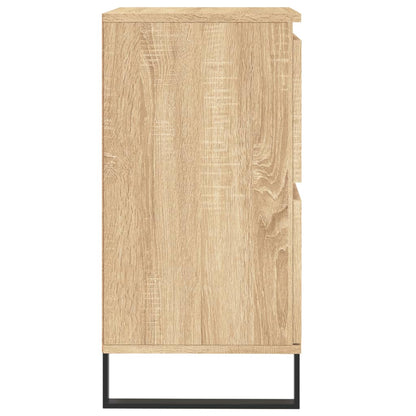 vidaXL Sideboard | Sonoma oak | Engineered wood and iron | Medium | Sideboard