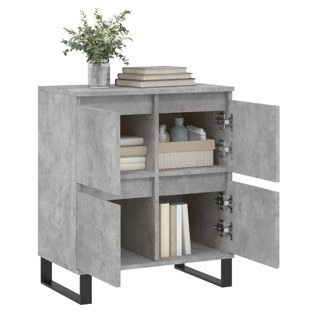 vidaXL Sideboard | Concrete grey | Engineered wood | Medium | Sideboard