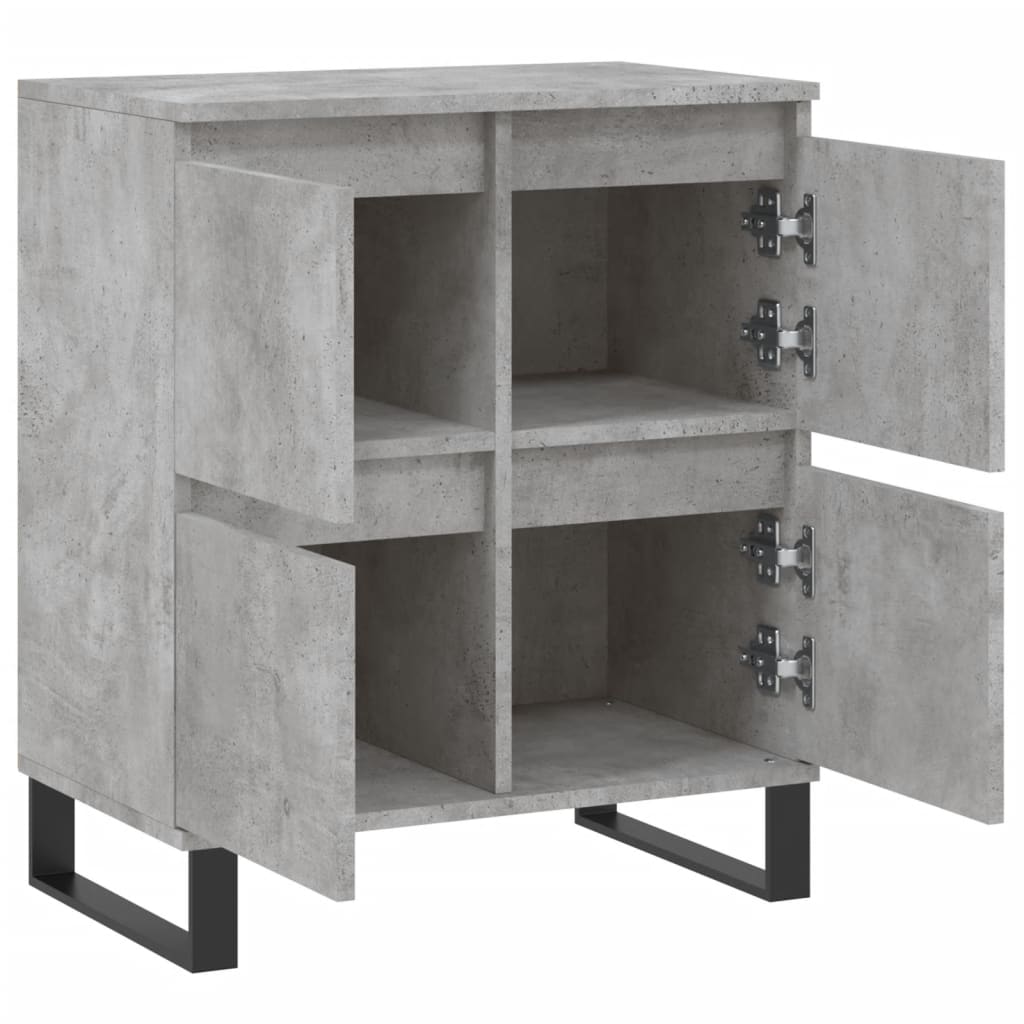 vidaXL Sideboard | Concrete grey | Engineered wood | Medium | Sideboard