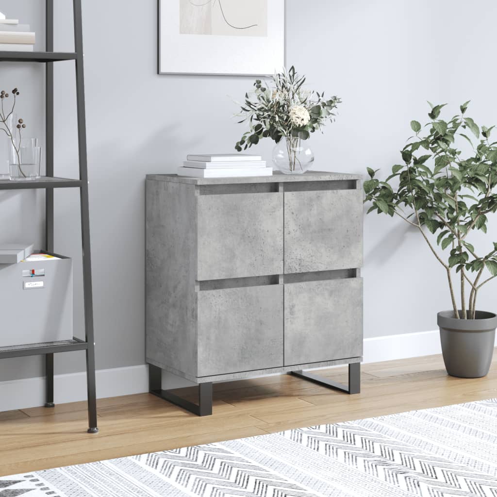 vidaXL Sideboard | Concrete grey | Engineered wood | Medium | Sideboard