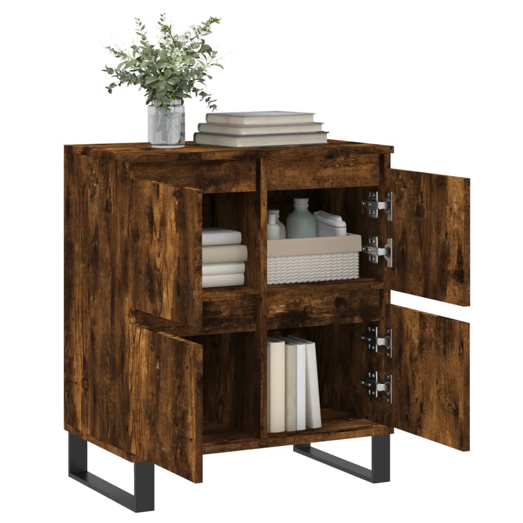 vidaXL Sideboard | Smoked oak | Engineered wood | Small | Sideboard