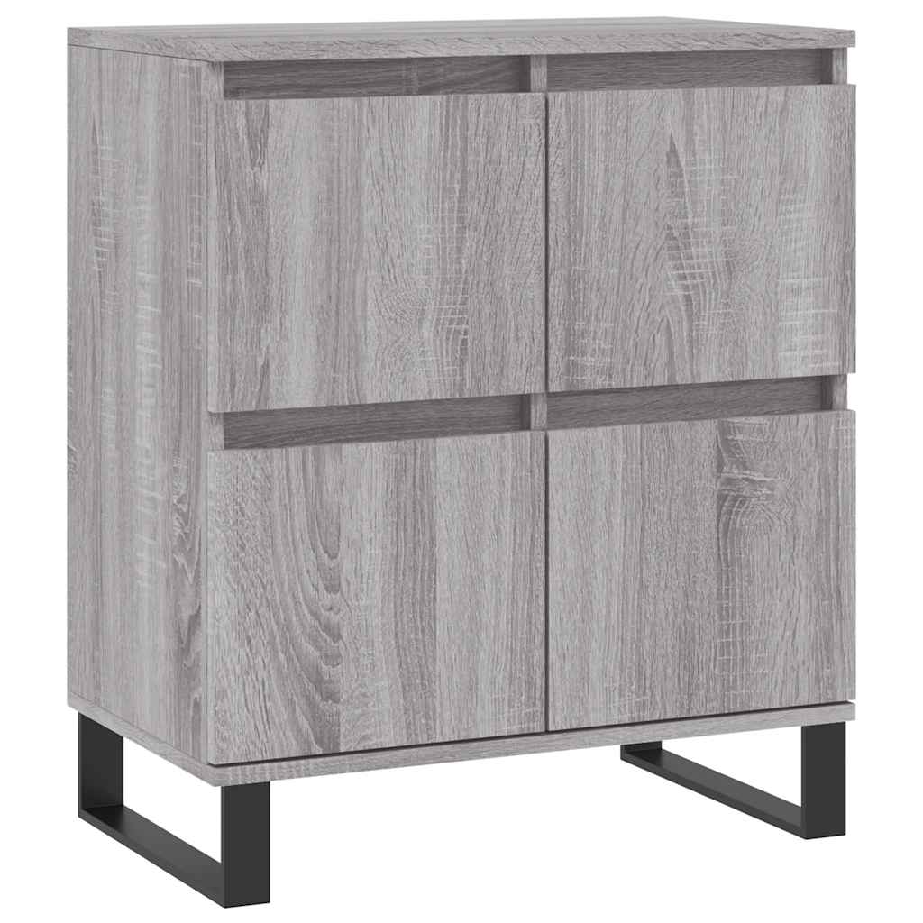 vidaXL Sideboard | Grey Sonoma | Engineered wood, iron | Small | Sideboard