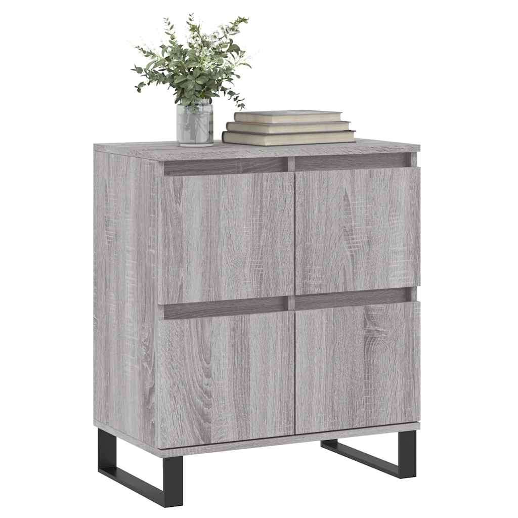 vidaXL Sideboard Grey Sonoma 60x35x70 cm Engineered Wood