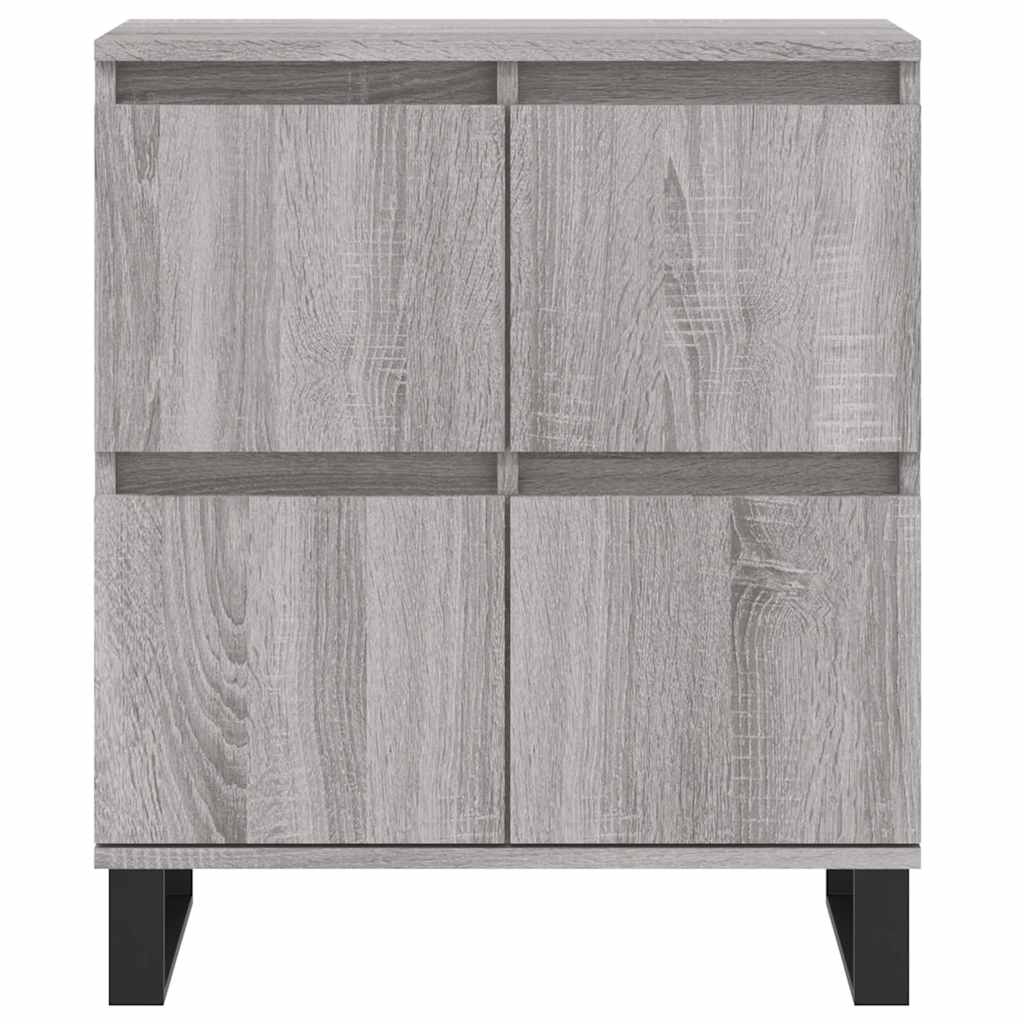 vidaXL Sideboard | Grey Sonoma | Engineered wood, iron | Small | Sideboard