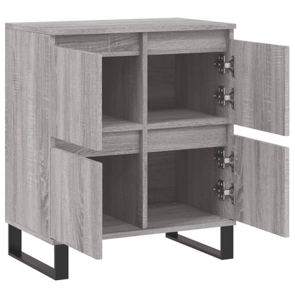 vidaXL Sideboard | Grey Sonoma | Engineered wood, iron | Small | Sideboard