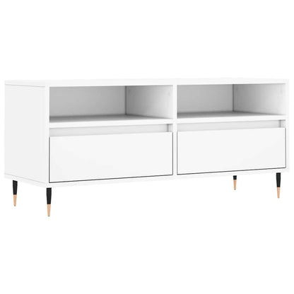 vidaXL TV Cabinet White 100x34,5x44,5 cm Engineered Wood