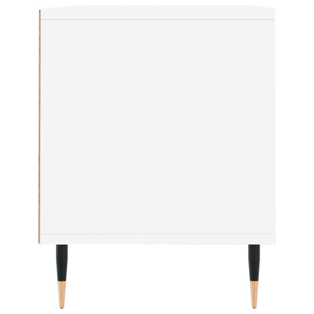vidaXL TV Cabinet White 100x34.5x44.5 cm Engineered Wood