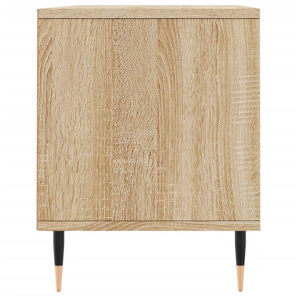 vidaXL TV Cabinet Sonoma Oak 100x34.5x44.5 cm Engineered Wood