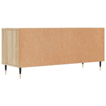 vidaXL TV Cabinet Sonoma Oak 100x34.5x44.5 cm Engineered Wood