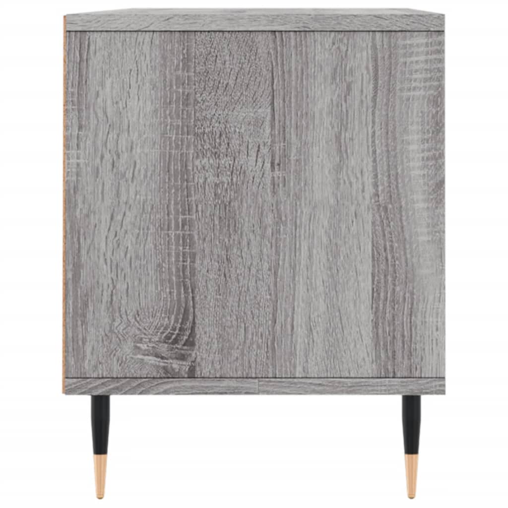 vidaXL TV Cabinet Grey Sonoma 100x34.5x44.5 cm Engineered Wood
