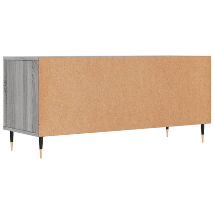 vidaXL TV Cabinet Grey Sonoma 100x34.5x44.5 cm Engineered Wood
