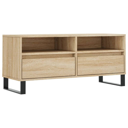 vidaXL TV Cabinet Sonoma Oak 100x34,5x44,5 cm Engineered Wood