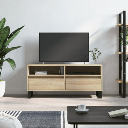 vidaXL TV Cabinet Sonoma Oak 100x34,5x44,5 cm Engineered Wood