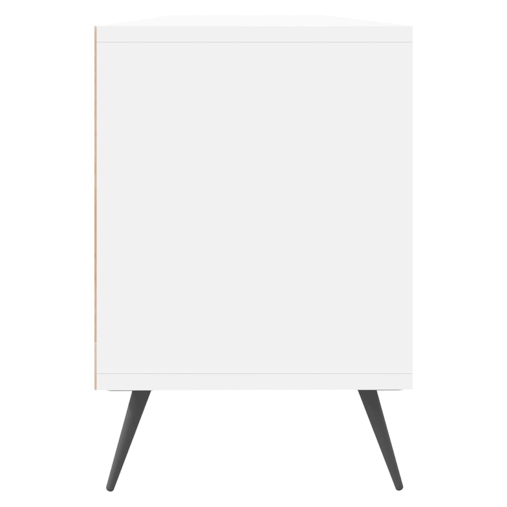 vidaXL TV Cabinet White 150x30x44.5 cm Engineered Wood