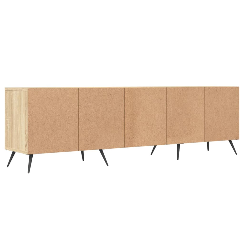 vidaXL TV Cabinet Sonoma Oak 150x30x44.5 cm Engineered Wood