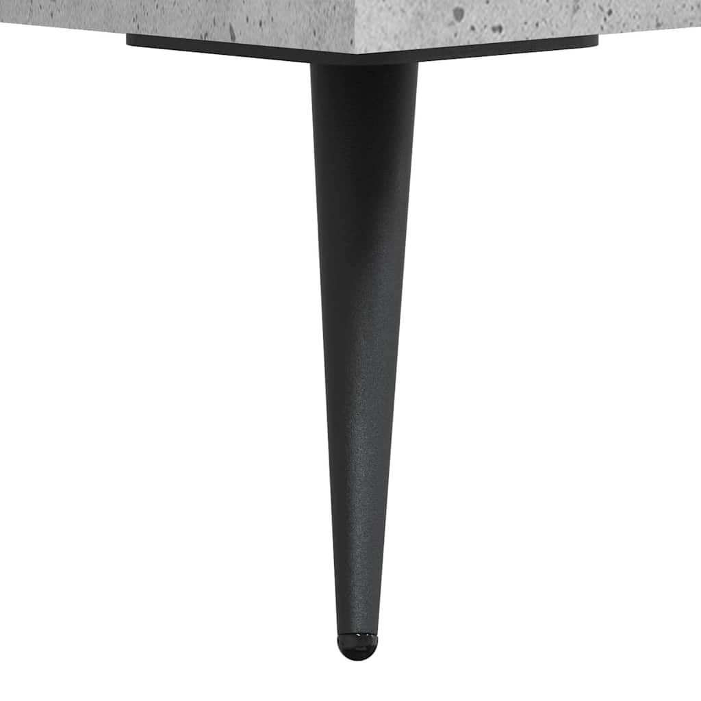 vidaXL TV Cabinet Concrete Grey 150x30x44.5 cm Engineered Wood