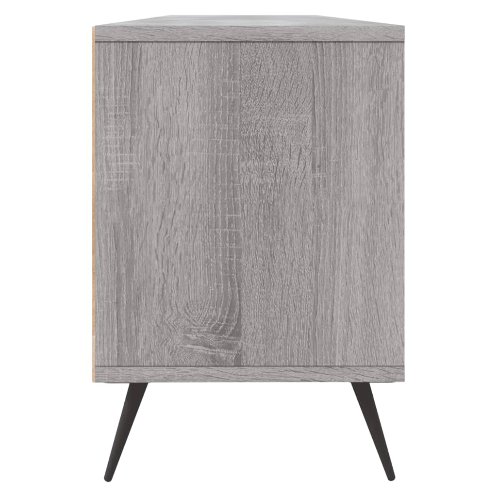 vidaXL TV Cabinet Grey Sonoma 150x30x44.5 cm Engineered Wood