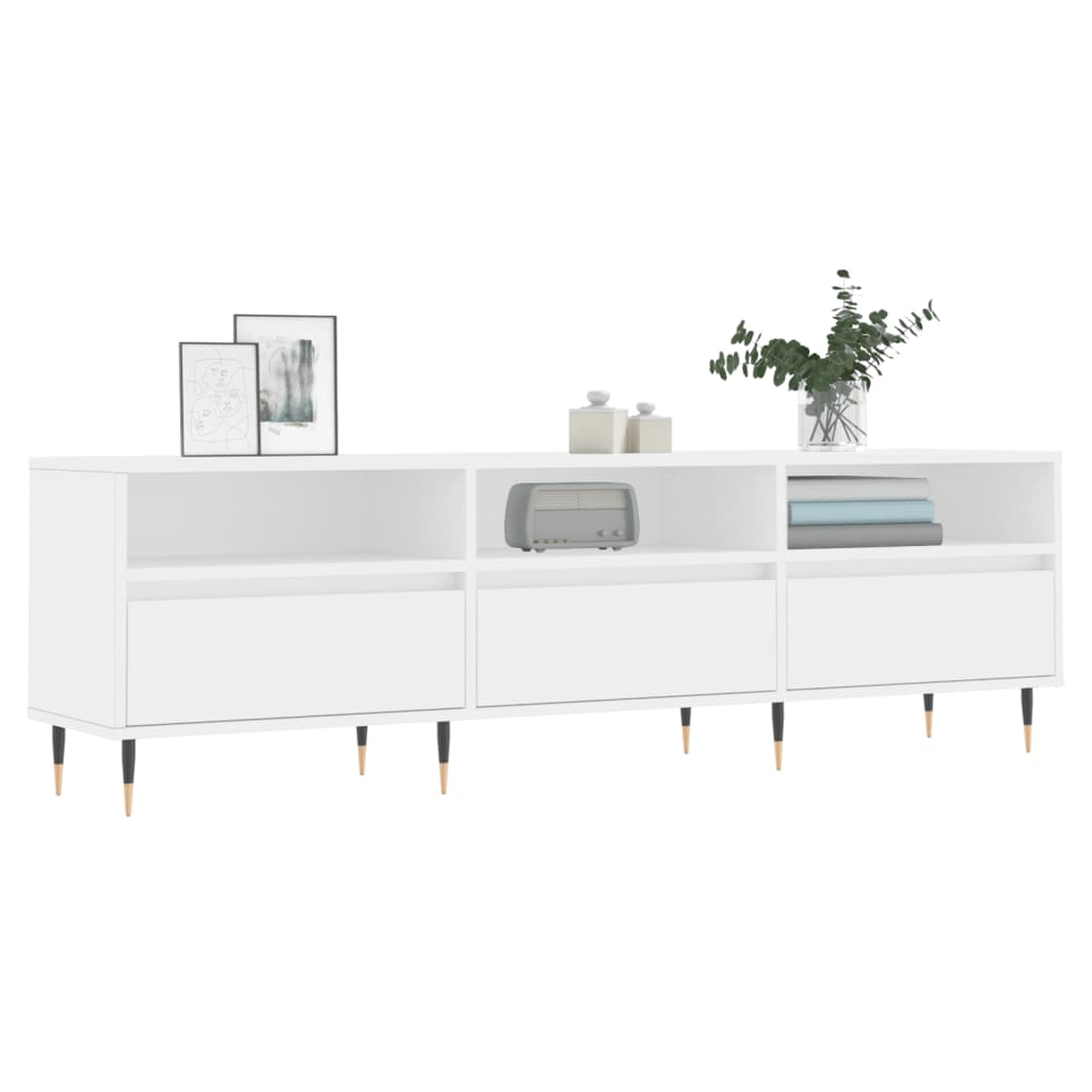 vidaXL TV Cabinet White 150x30x44,5 cm Engineered Wood