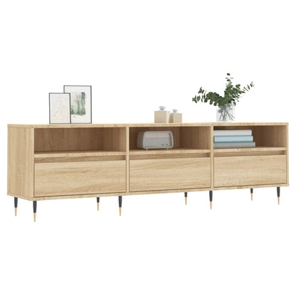 vidaXL TV Cabinet Sonoma Oak 150x30x44,5 cm Engineered Wood