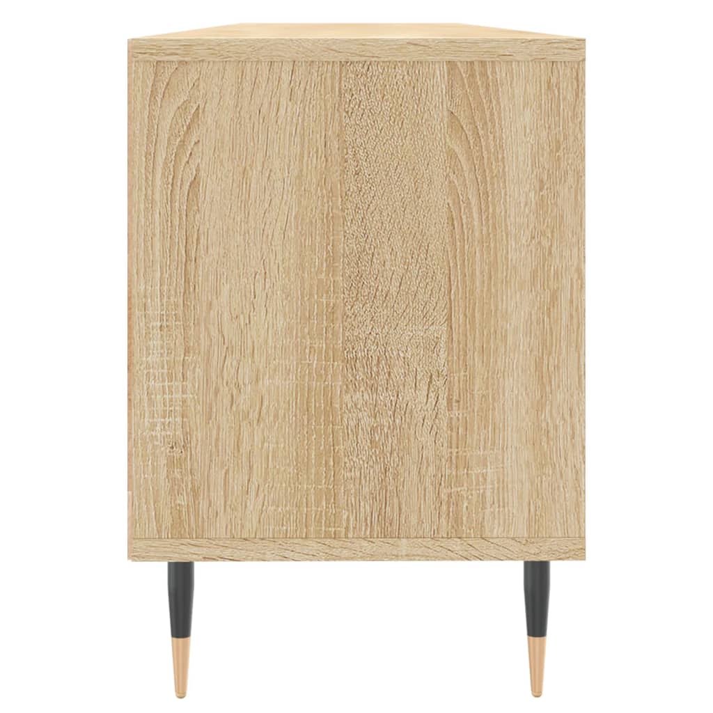 vidaXL TV Cabinet Sonoma Oak 150x30x44.5 cm Engineered Wood