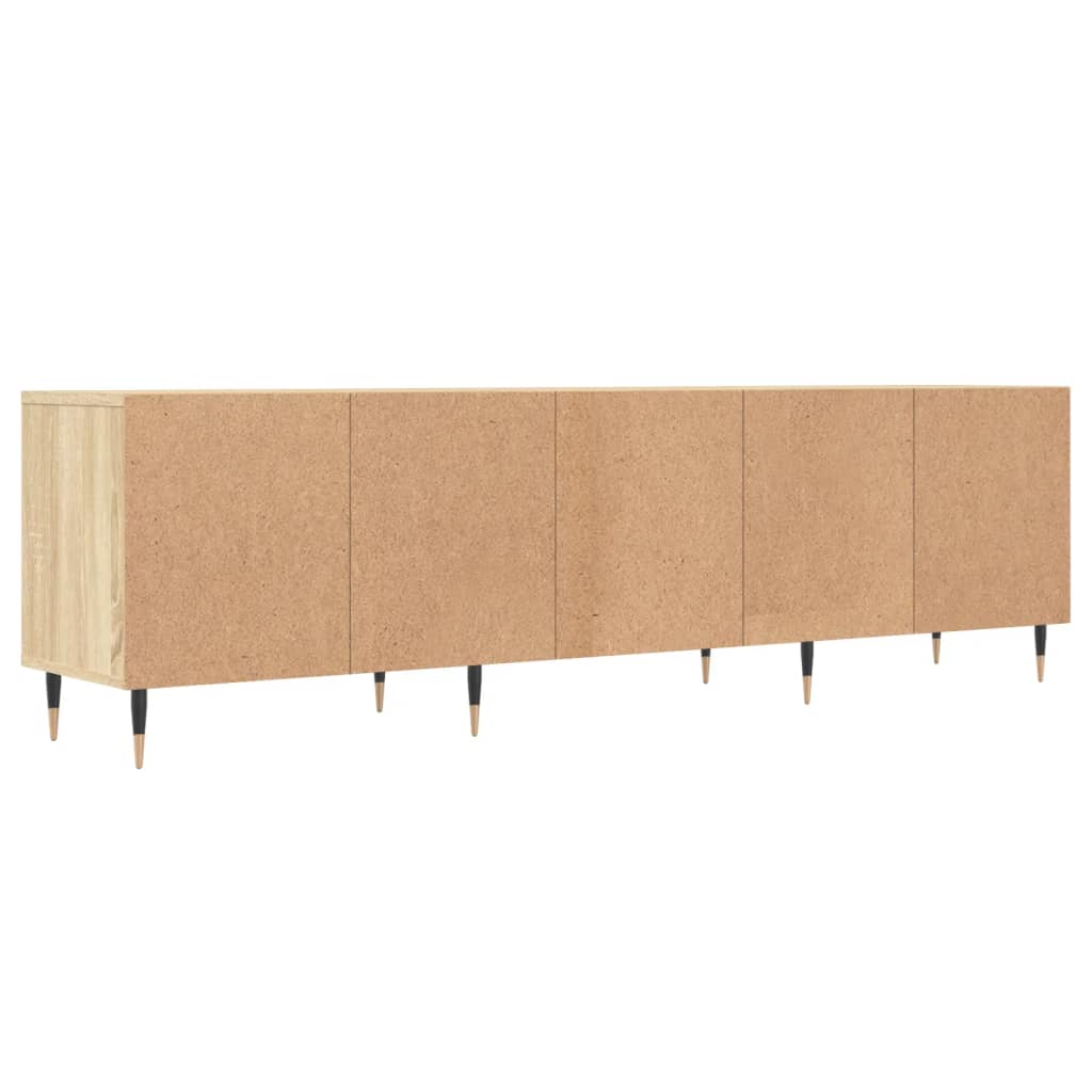 vidaXL TV Cabinet Sonoma Oak 150x30x44.5 cm Engineered Wood