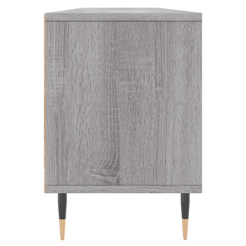 vidaXL TV Cabinet Grey Sonoma 150x30x44.5 cm Engineered Wood