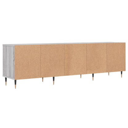 vidaXL TV Cabinet Grey Sonoma 150x30x44.5 cm Engineered Wood
