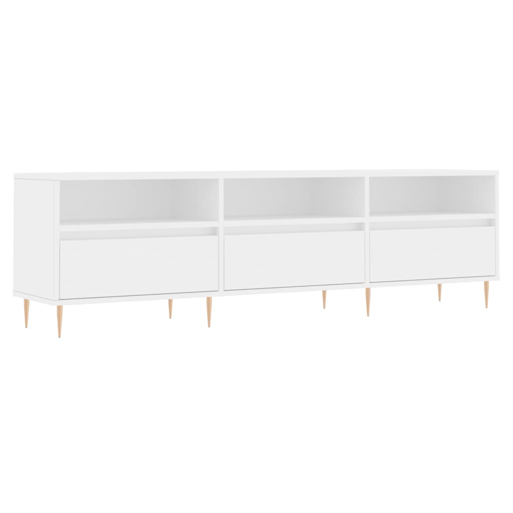 vidaXL TV Cabinet White 150x30x44.5 cm Engineered Wood