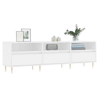 vidaXL TV Cabinet White 150x30x44,5 cm Engineered Wood