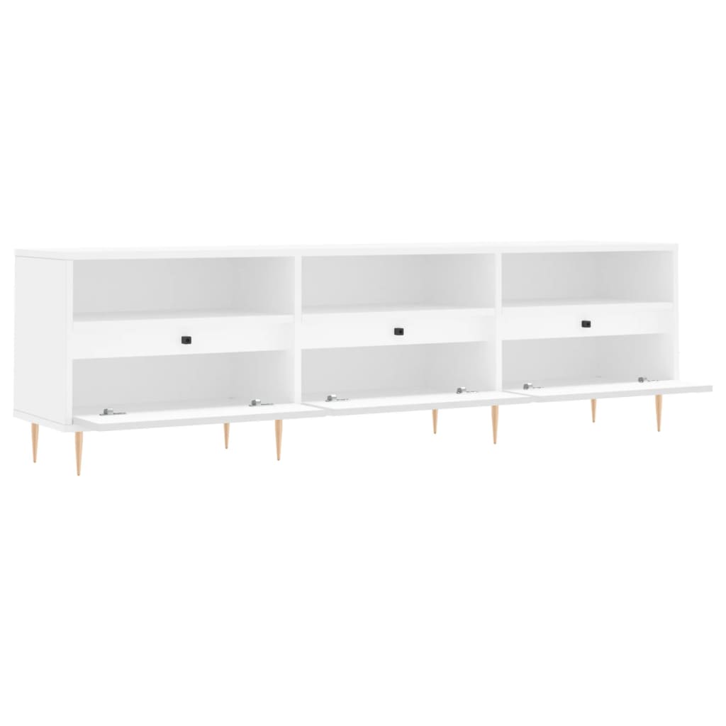 vidaXL TV Cabinet White 150x30x44,5 cm Engineered Wood