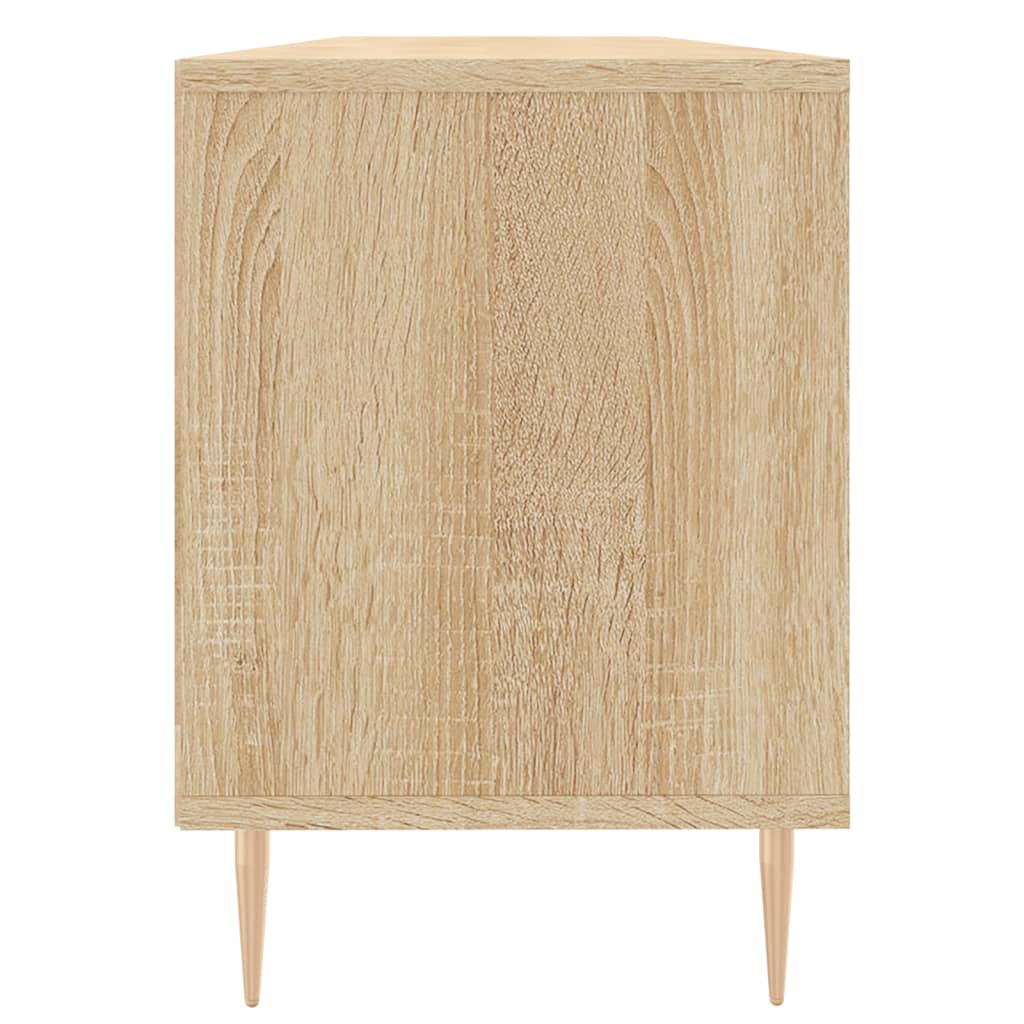 vidaXL TV Cabinet Sonoma Oak 150x30x44.5 cm Engineered Wood
