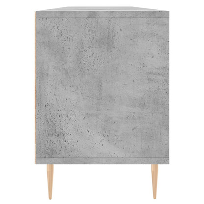 vidaXL TV Cabinet Concrete Grey 150x30x44,5 cm Engineered Wood