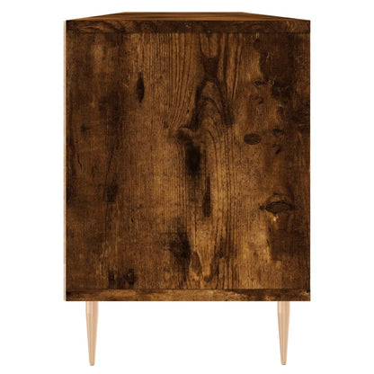 vidaXL TV Cabinet Smoked Oak 150x30x44.5 cm Engineered Wood