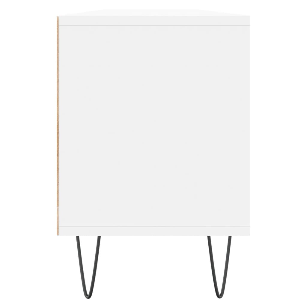 vidaXL TV Cabinet White 150x30x44.5 cm Engineered Wood