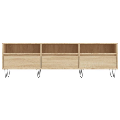 vidaXL TV Cabinet Sonoma Oak 150x30x44,5 cm Engineered Wood